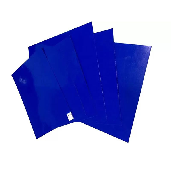 蓝色PE一次性粘尘垫30层可剥离，用于洁净室门入口