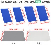 粘尘垫的作用、材质结构及应用领域