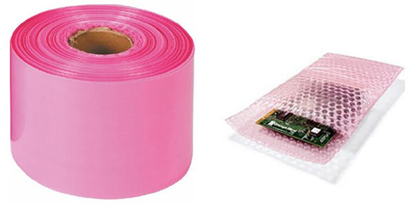 粉色防静电气泡袋 