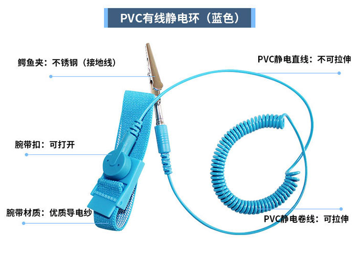 PVC有线静电环